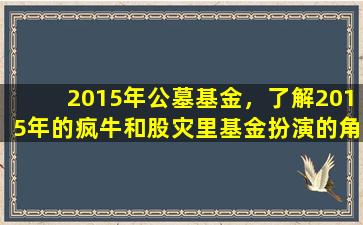 2015年公墓基金，了解2015年的疯牛和股灾里基金扮演的角色