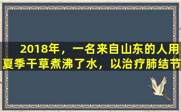 2018年，一名来自山东的人用夏季干草煮沸了水，以治疗肺结节。后来发生了什么