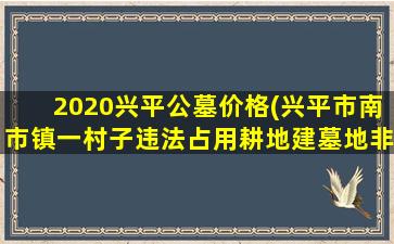 2020兴平公墓价格(兴平市南市镇一村子违法占用耕地建墓地非法买卖)