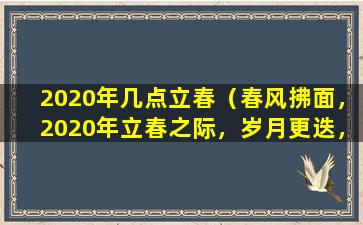 2020年几点立春（春风拂面，2020年立春之际，岁月更迭，希望与美好同在）