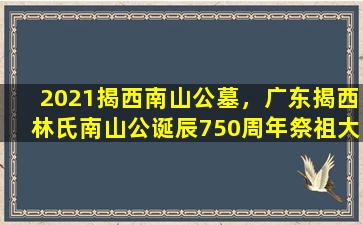 2021揭西南山公墓，广东揭西林氏南山公诞辰750周年祭祖大典