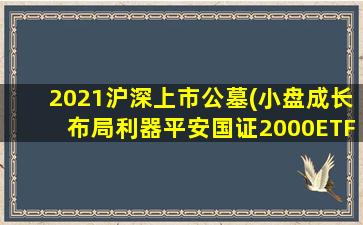 2021沪深上市公墓(小盘成长布局利器平安国证2000ETF今日上市)