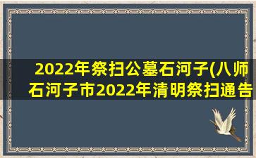 2022年祭扫公墓石河子(八师石河子市2022年清明祭扫通告)