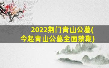 2022荆门青山公墓(今起青山公墓全面禁鞭)