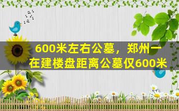 600米左右公墓，郑州一在建楼盘距离公墓仅600米