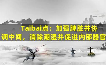 Taibai点：加强脾脏并协调中间，消除潮湿并促进内部器官