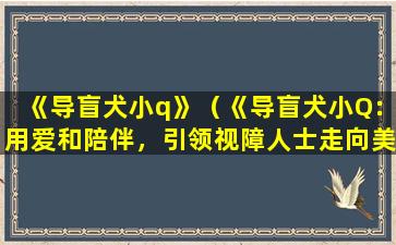 《导盲犬小q》（《导盲犬小Q：用爱和陪伴，引领视障人士走向美好人生》）