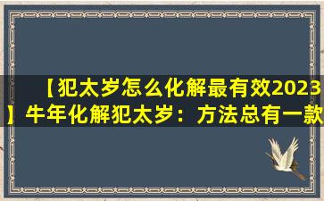 【犯太岁怎么化解最有效2023】牛年化解犯太岁：方法总有一款适合你