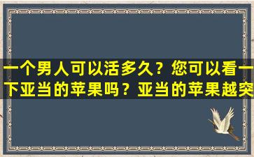 一个男人可以活多久？您可以看一下亚当的苹果吗？亚当的苹果越突出，它的寿命越长？