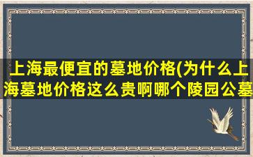 上海最便宜的墓地价格(为什么上海墓地价格这么贵啊哪个陵园公墓的价格相对低些)