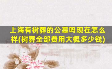 上海有树葬的公墓吗现在怎么样(树葬全部费用大概多少钱)