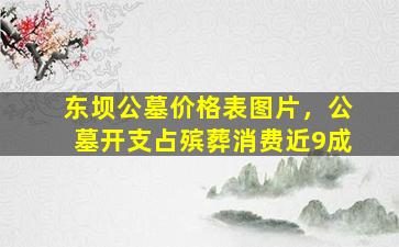 东坝公墓价格表图片，公墓开支占殡葬消费近9成