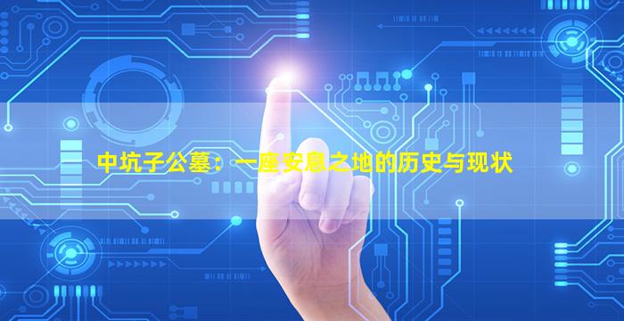 中坑子公墓：一座安息之地的历史与现状