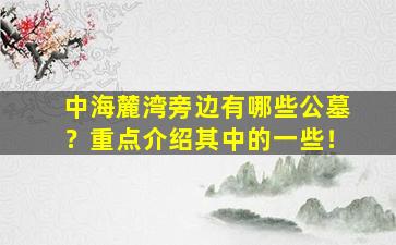 中海麓湾旁边有哪些公墓？重点介绍其中的一些！