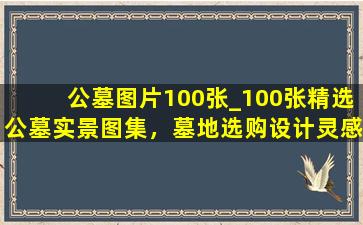 公墓图片100张_100张精选公墓实景图集，墓地选购设计灵感参考