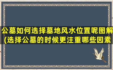 公墓如何选择墓地风水位置呢图解(选择公墓的时候更注重哪些因素)