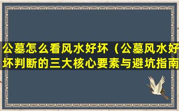 公墓怎么看风水好坏（公墓风水好坏判断的三大核心要素与避坑指南）