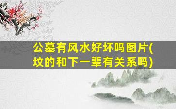 公墓有风水好坏吗图片(坟的和下一辈有关系吗)