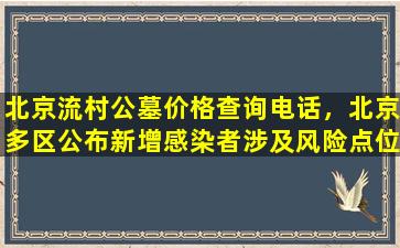 北京流村公墓价格查询电话，北京多区公布新增感染者涉及风险点位