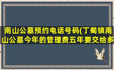 南山公墓预约电话号码(丁蜀镇南山公墓今年的管理费五年要交给多少线)