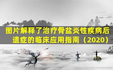 图片解释了治疗骨盆炎性疾病后遗症的临床应用指南（2020）