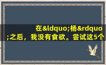 在“杨”之后，我没有食欲。尝试这5个健康粥。它们是营养且易于消化的，有助于恢复