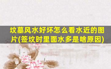 坟墓风水好坏怎么看水近的图片(签坟时里面水多是啥原因)