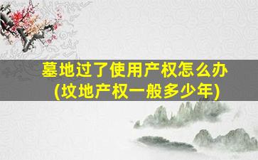 墓地过了使用产权怎么办(坟地产权一般多少年)