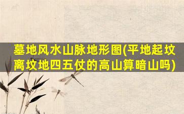 墓地风水山脉地形图(平地起坟离坟地四五仗的高山算暗山吗)