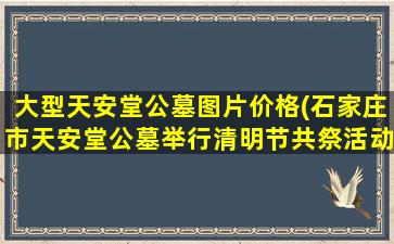 大型天安堂公墓图片价格(石家庄市天安堂公墓举行清明节共祭活动)