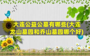 大连公益公墓有哪些(大连龙山墓园和乔山墓园哪个好)