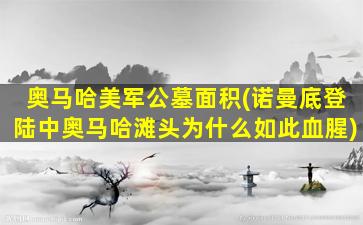 奥马哈美军公墓面积(诺曼底登陆中奥马哈滩头为什么如此血腥)