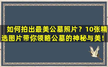 如何拍出最美公墓照片？10张精选图片带你领略公墓的神秘与美！
