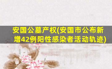 安国公墓产权(安国市公布新增42例阳性感染者活动轨迹)