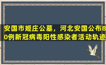 安国市姬庄公墓，河北安国公布80例新冠病毒阳性感染者活动轨迹