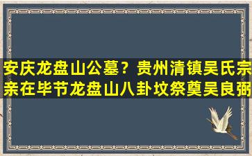 安庆龙盘山公墓？贵州清镇吴氏宗亲在毕节龙盘山八卦坟祭奠吴良弼夫人孙玉蓉祖母