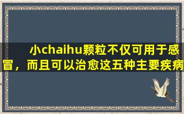 小chaihu颗粒不仅可用于感冒，而且可以治愈这五种主要疾病。