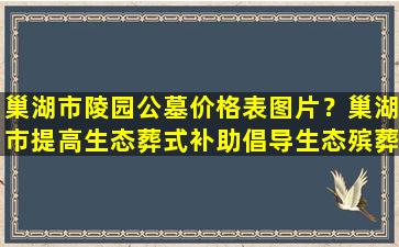 巢湖市陵园公墓价格表图片？巢湖市提高生态葬式补助倡导生态殡葬
