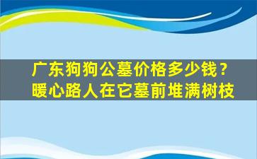 广东狗狗公墓价格多少钱？暖心路人在它墓前堆满树枝