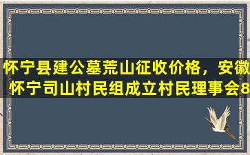 怀宁县建公墓荒山征收价格，安徽怀宁司山村民组成立村民理事会8年筹款400万元美化村庄