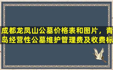 成都龙凤山公墓价格表和图片，青岛经营性公墓维护管理费及收费标准确定