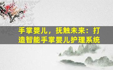 手掌婴儿，抚触未来：打造智能手掌婴儿护理系统