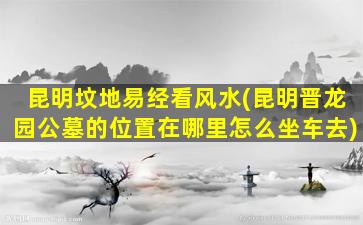 昆明坟地易经看风水(昆明晋龙园公墓的位置在哪里怎么坐车去)