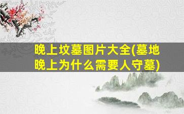 晚上坟墓图片大全(墓地晚上为什么需要人守墓)