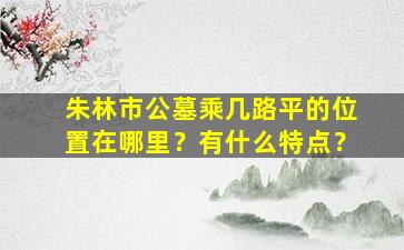 朱林市公墓乘几路平的位置在哪里？有什么特点？