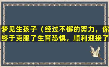 梦见生孩子（经过不懈的努力，你终于克服了生育恐惧，顺利迎接了新生命的到来！）