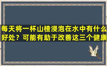 每天将一杯山楂浸泡在水中有什么好处？可能有助于改善这三个健康问题