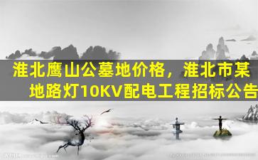 淮北鹰山公墓地价格，淮北市某地路灯10KV配电工程招标公告