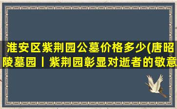 淮安区紫荆园公墓价格多少(唐昭陵墓园丨紫荆园彰显对逝者的敬意)