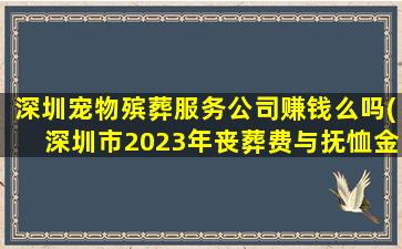 深圳宠物殡葬服务公司赚钱么吗(深圳市2023年丧葬费与抚恤金标准)